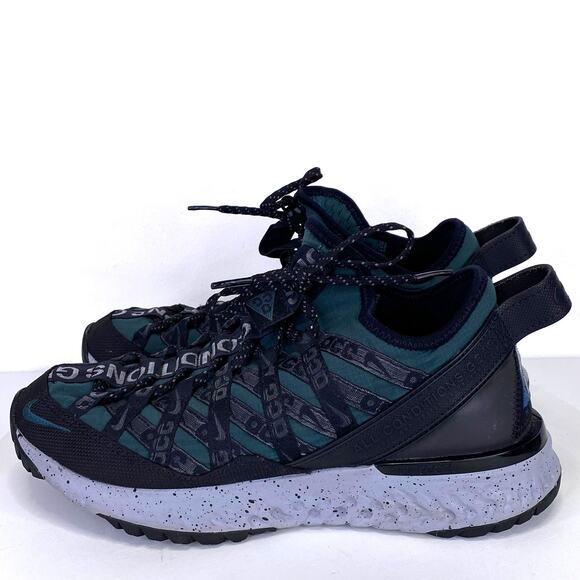 Nike ACG React Terra Gobe Hiking Training Running Shoes US Womens 6 Jungle Green - Picture 8 of 10